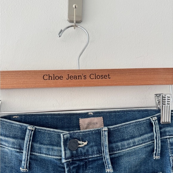 MOTHER Patch Pocket Insider Sneak Jeans in Caving In 26 - Picture 6 of 8